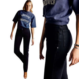 Imogene + Willie Imogene Slim Jeans In Black Water Dip Midrise Stovepipe Size 26